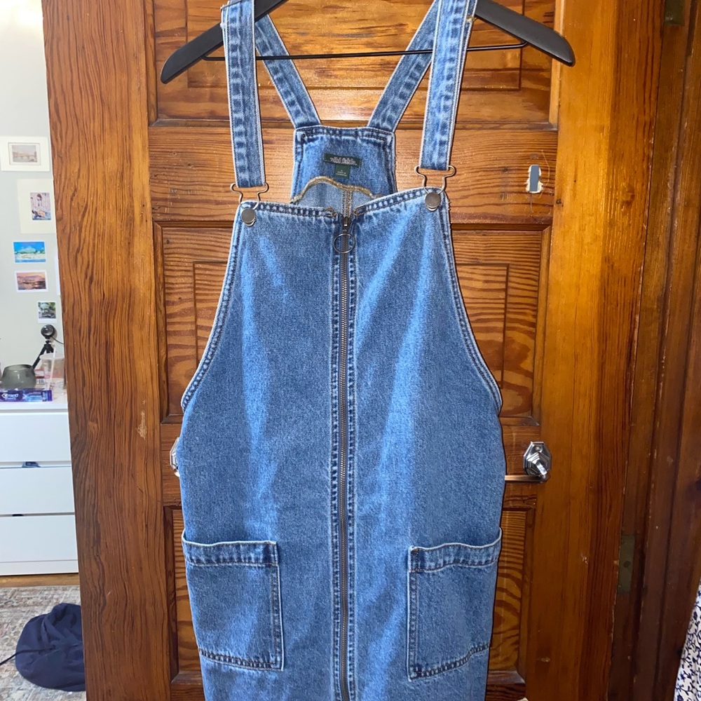 Large Denim Zip Up Dress